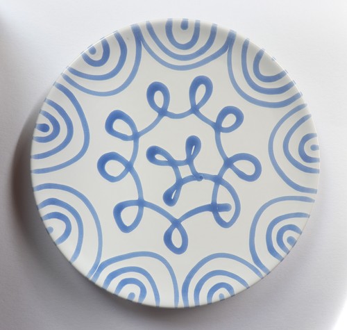 Gmundner keramik blau geflammt - blau,