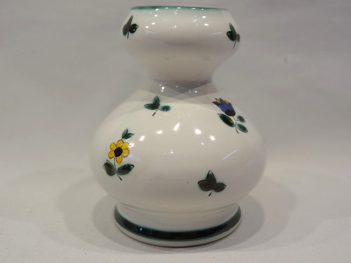 Vase keramik weiß höhe 2 - weiß, 10,2