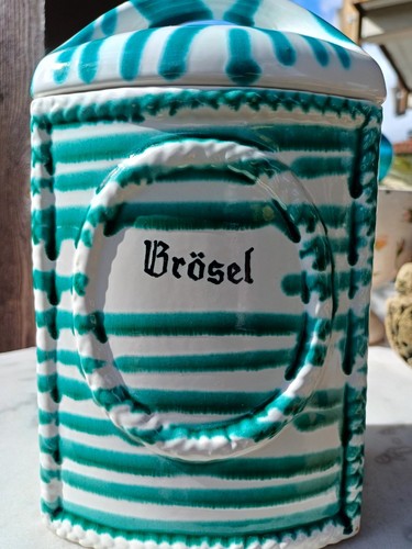 Grosse schwere keramik dose - grosse,,