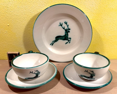 Teetasse kuchenteller - 2, teetasse;