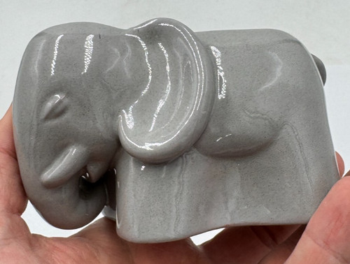Gmundner keramik elefant grau - keramik,