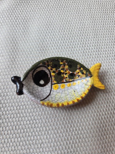 Gmundner keramik fisch figur - gmundner,
